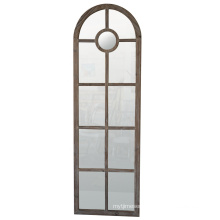 Mayco Fast Delivery Window Design Decorative White Arch Wall Mirror